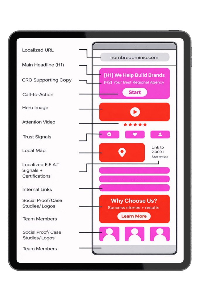 Anatomía de una Landing Page LP Digital Marketing
