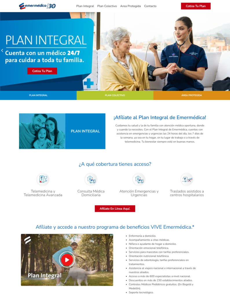 Proyecto Emermedica LP Digital Marketing